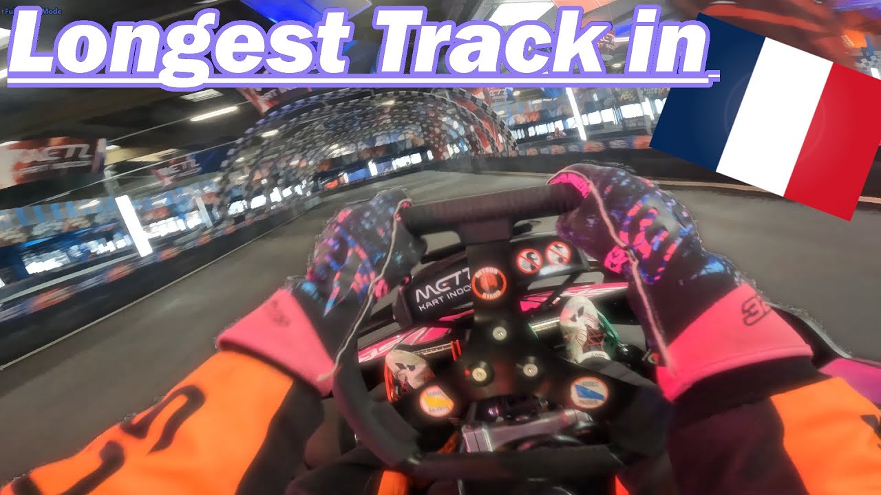 Metz Kart Indoor - Flying Laps of the Longest Indoor Track in France!