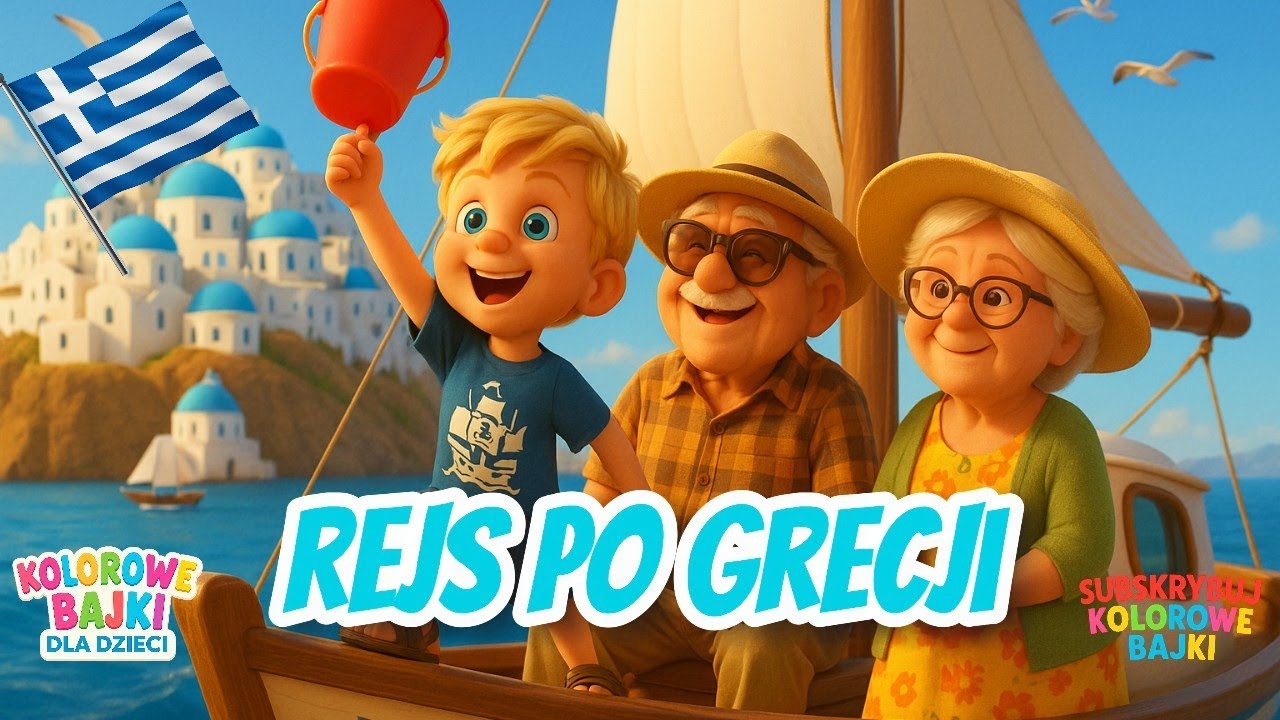 Rejs po Greckich Wyspach ⛵ 🎧 Bajka do słuchania dla dzieci na dobranoc | Opowiadanie dla dzieci