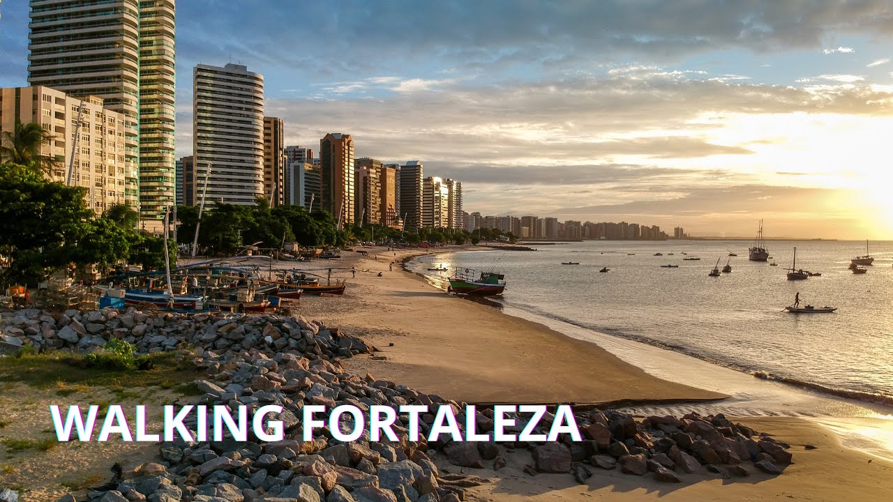 CAMINHANDO NA BEIRA-MAR DE FORTALEZA | Walking Fortaleza
