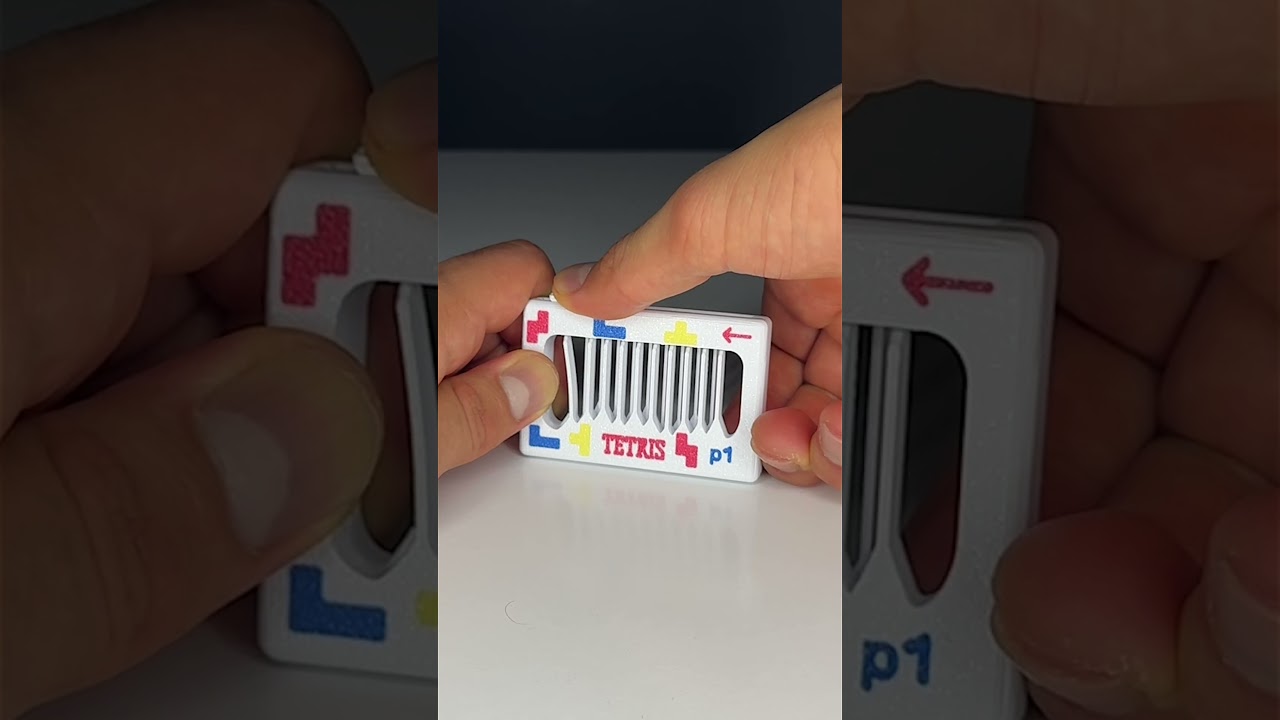 3D Printed Tetris Musical Fidget
