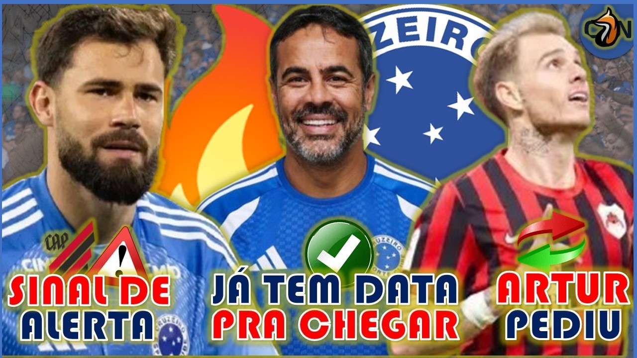 SAIU ✅️🦊 ARTUR JORGE JÁ TEM DATA PRA CHEGAR EM BH 🔥 TREINADOR PEDIU ROGER GUEDES!? ⚠️ CRU X CAP E+