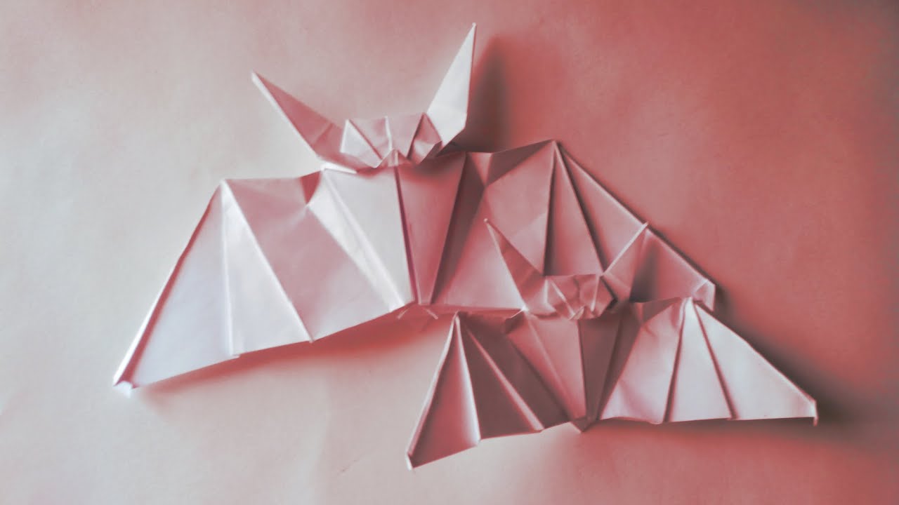 Как сделать летучую мышь из бумаги (Origami Bat)