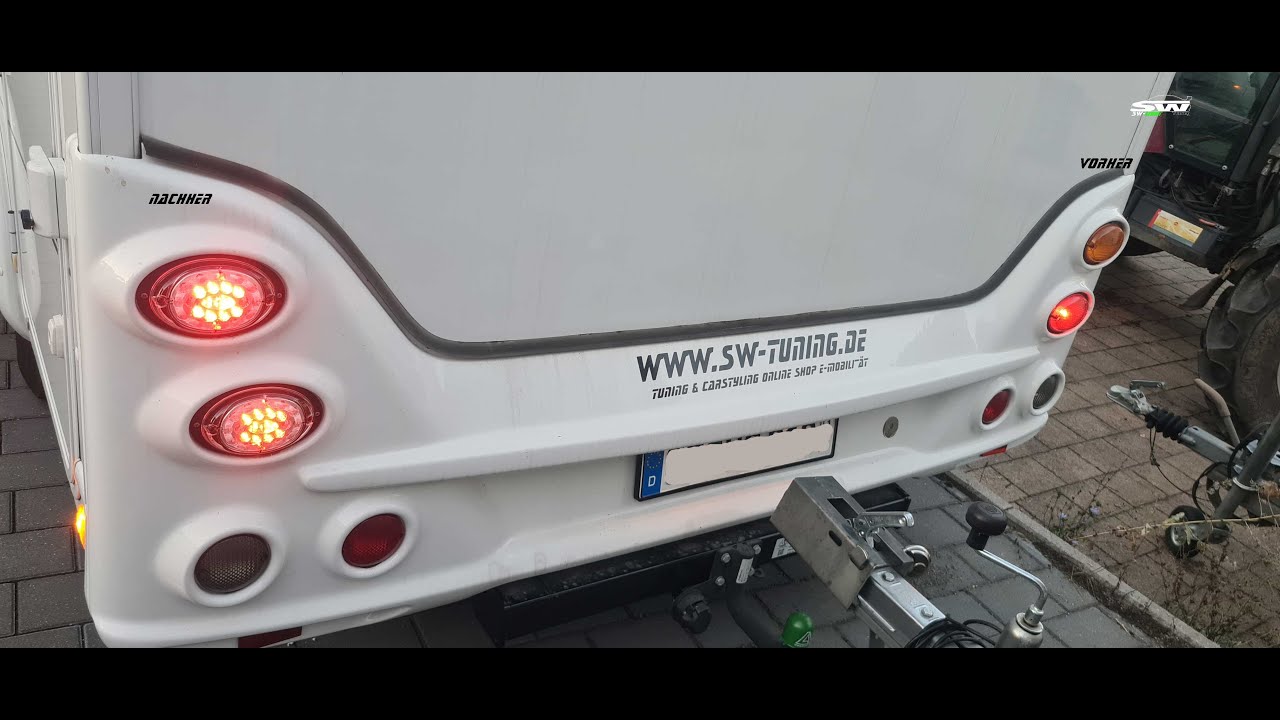 Einbauvideo SW-Light Upgrade LED Rückleuchten passend für LMC Liberty Ducato Modelle 2008-2014 Oval