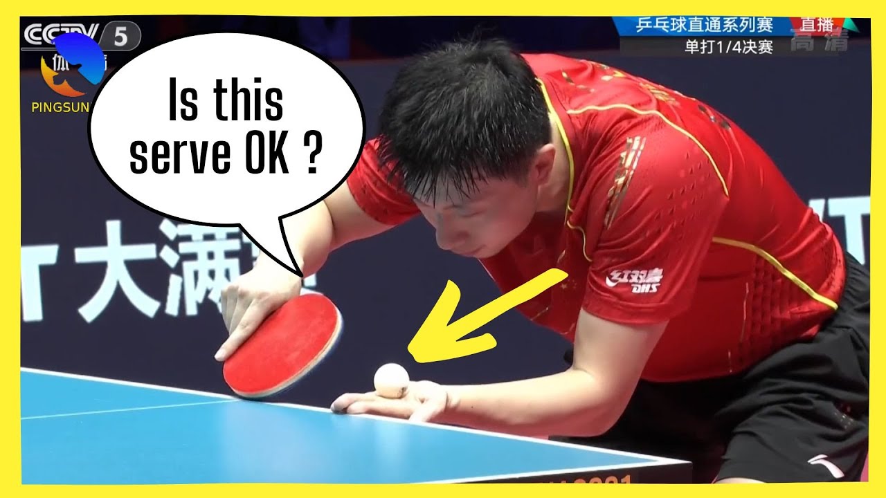 Ma Long has problem with hidden serves