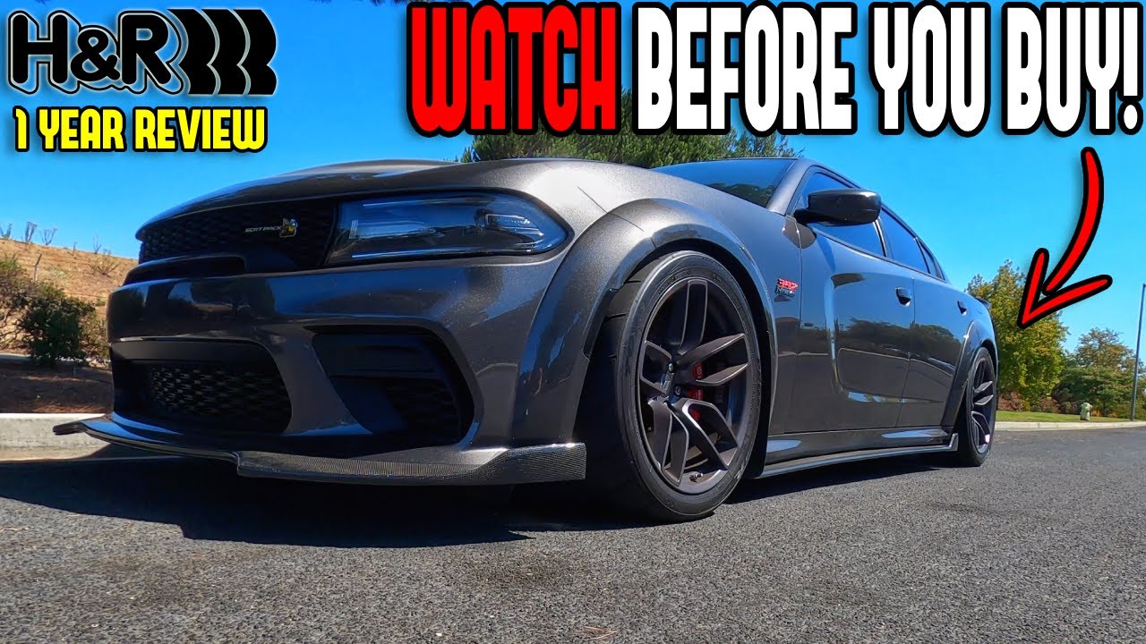 MUST WATCH 1 Year Review H&R Springs On Dodge Charger 392 Scat Pack