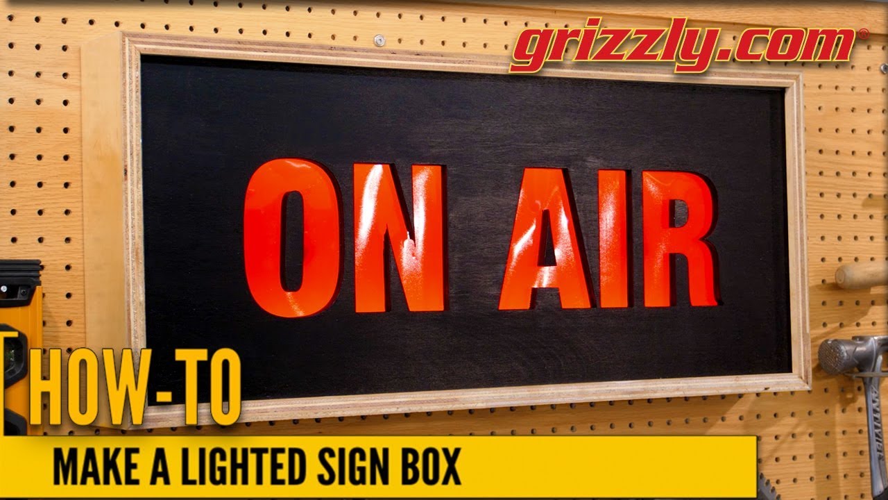 How To Build a Lighted Sign