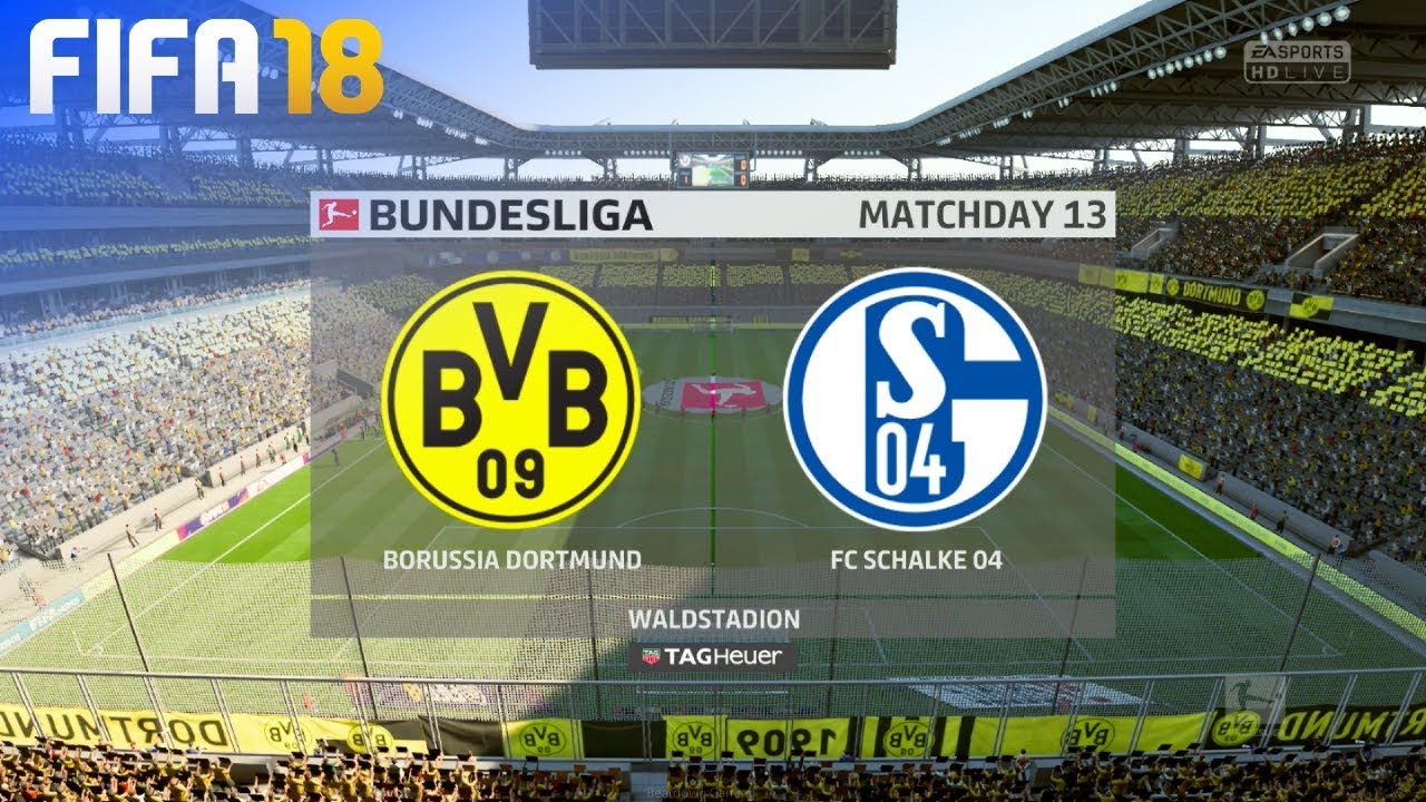 FIFA 18 - Borussia Dortmund vs. FC Schalke 04 @ Waldstadion