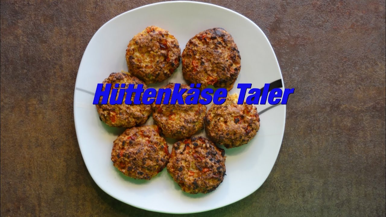 Hüttenkäsetaler  Kohlenhydrat reduziert (Low Carb)