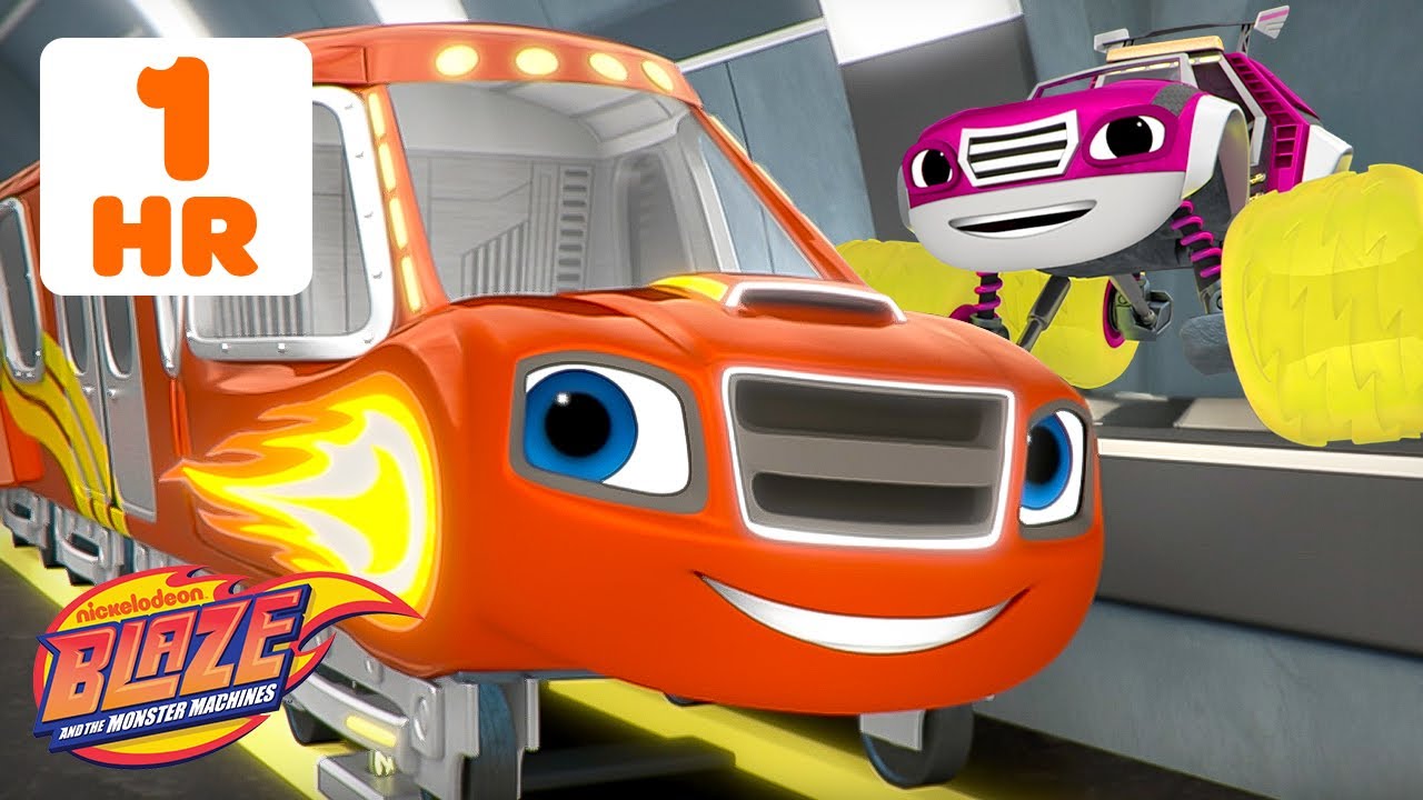 Blaze Transforms Into a Wedge Plow Train, Steam Engine & More! 🚂 | Blaze and the Monster Machines