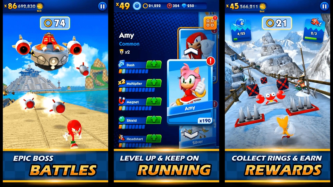 Let's play Sonic Dash Endless Runner Game, Part 32