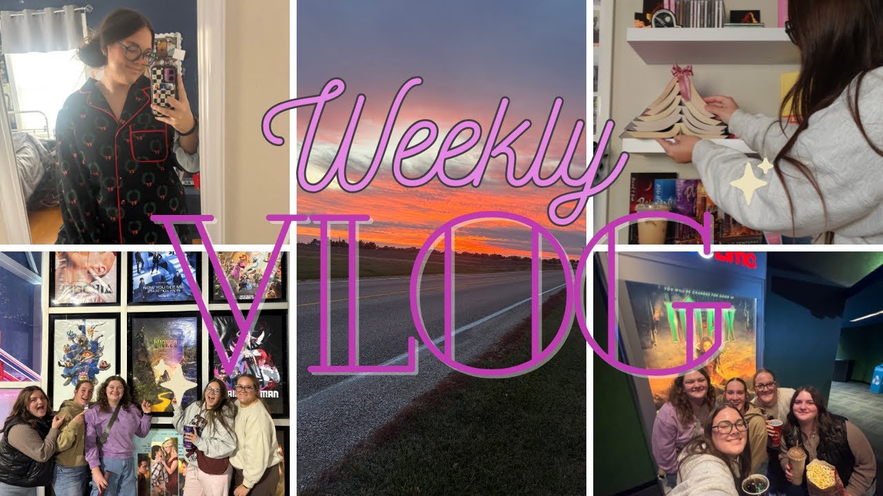 WICKED FOR GOOD WEEK!!! 🩷💚 | decorating my bookshelves | seeing wicked for good