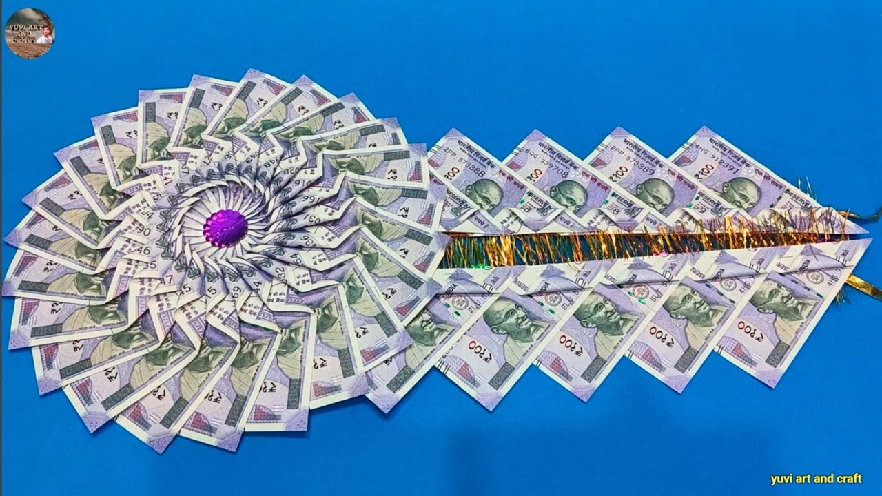 Total money this design 5000 rupees | Saadi me dulha ke liye new note mala design