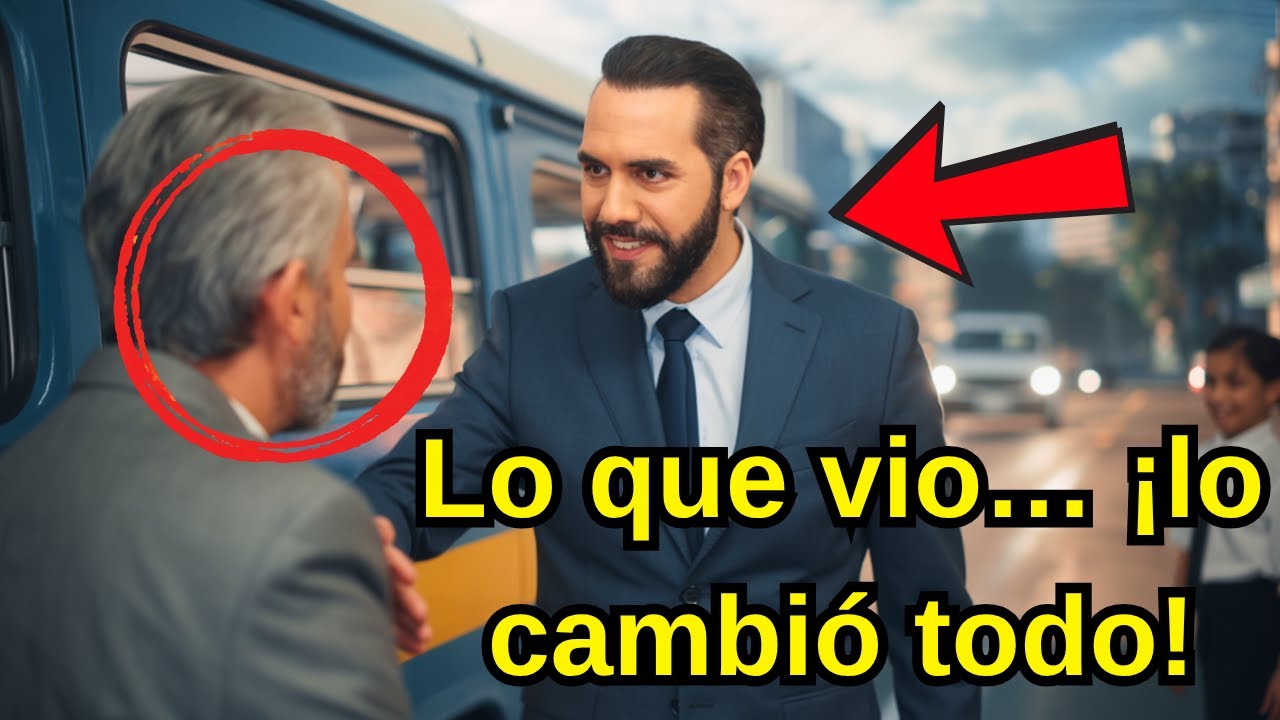 La emocionante historia del viejo autobús que conmovió al presidente Bukele