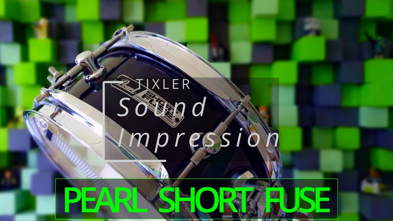 Sound impression of the Pearl Short Fuse snare with cajon and MEINL HCS bronze 10