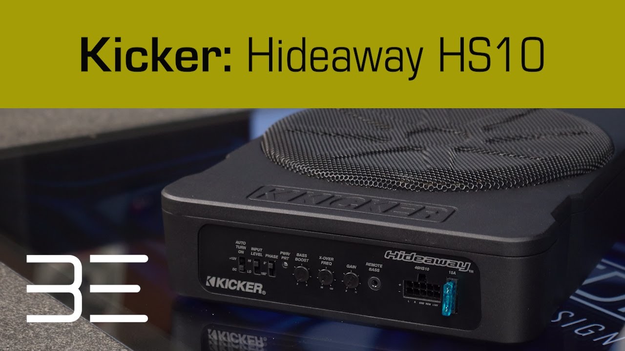 Black Edition: Kicker Hideaway HS10