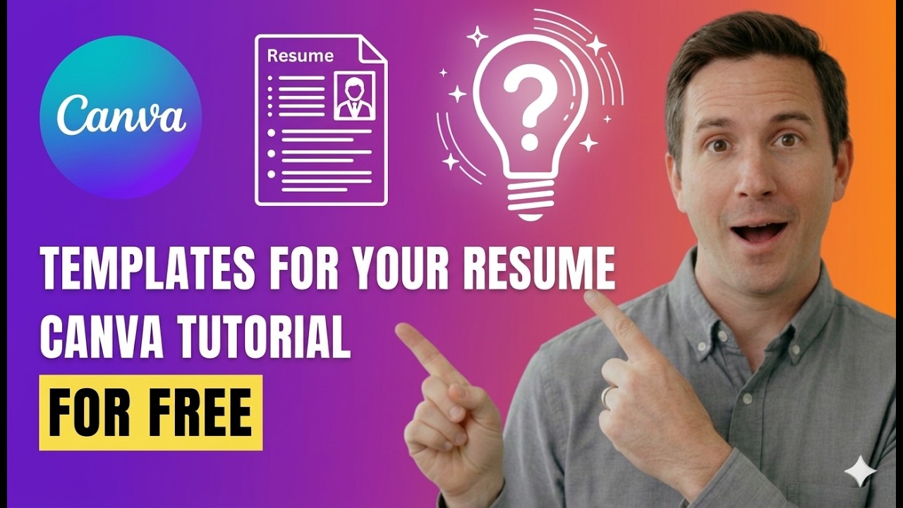 Templates for Your Resume | Canva Tutorial