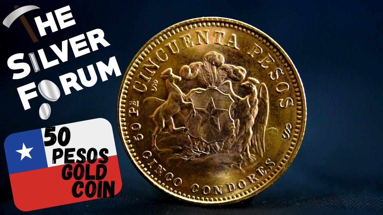 Chilean 50 Pesos Gold Coin