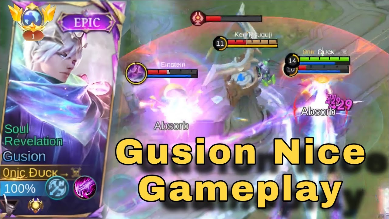 Unstoppable Gusion (—🔥 Insane Soul Revelation Gameplay) #mobilelegends #gusion 
