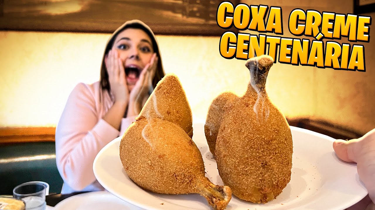 A coxinha mais TRADICIONAL na padaria MAIS ANTIGA DO BRASIL - Padaria Santa Tereza