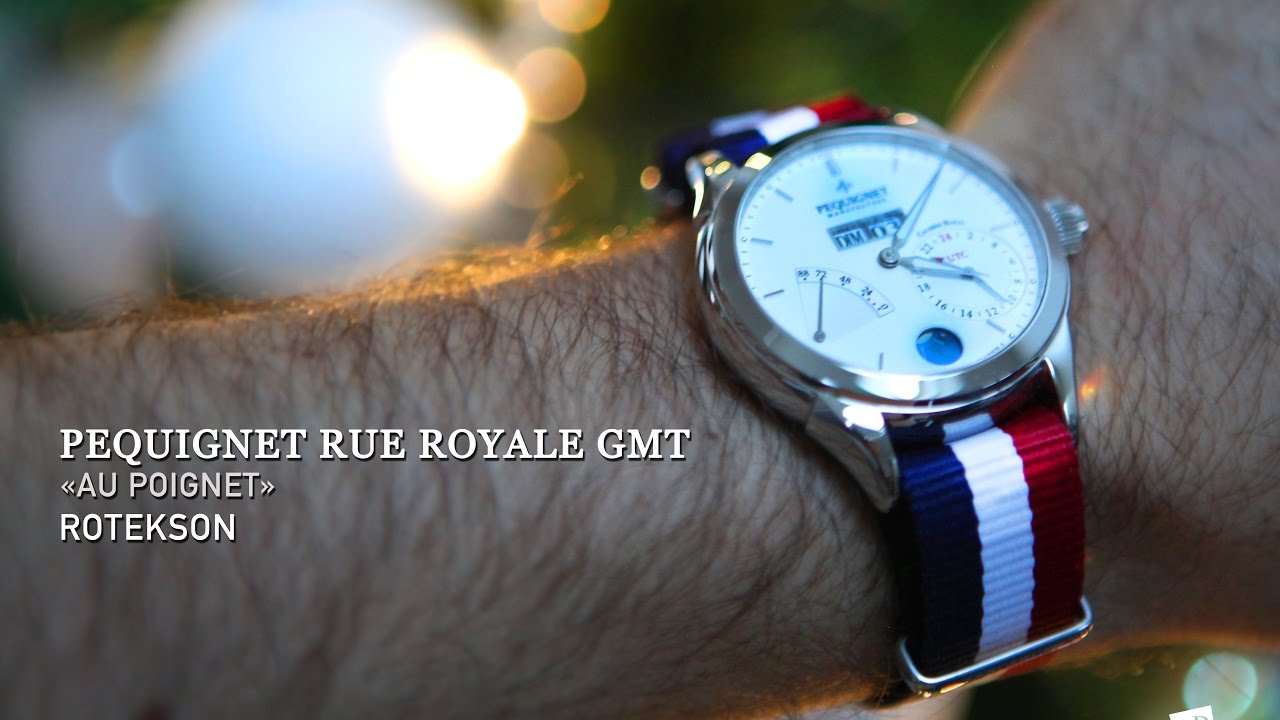 Pequignet Rue Royale, Au poignet - Rotekson