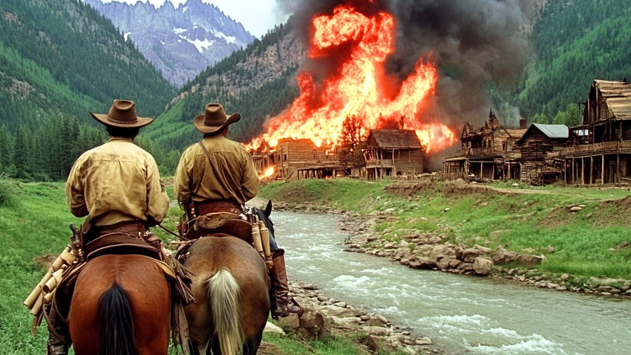 Legendary bandit and explosives expert join forces to steal gold from a bank | Classic Western Movie
