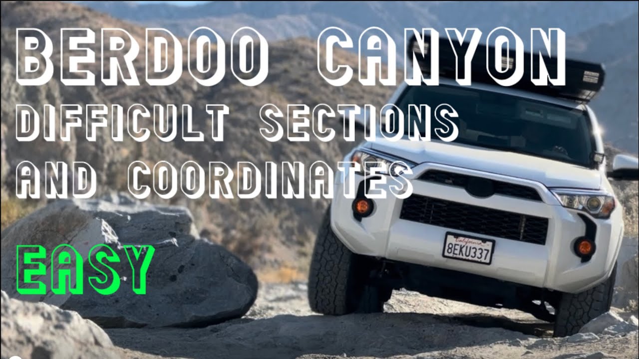 BERDOO CANYON: Joshua Tree Trail Run in 4Runner SR5 / Rated Easy