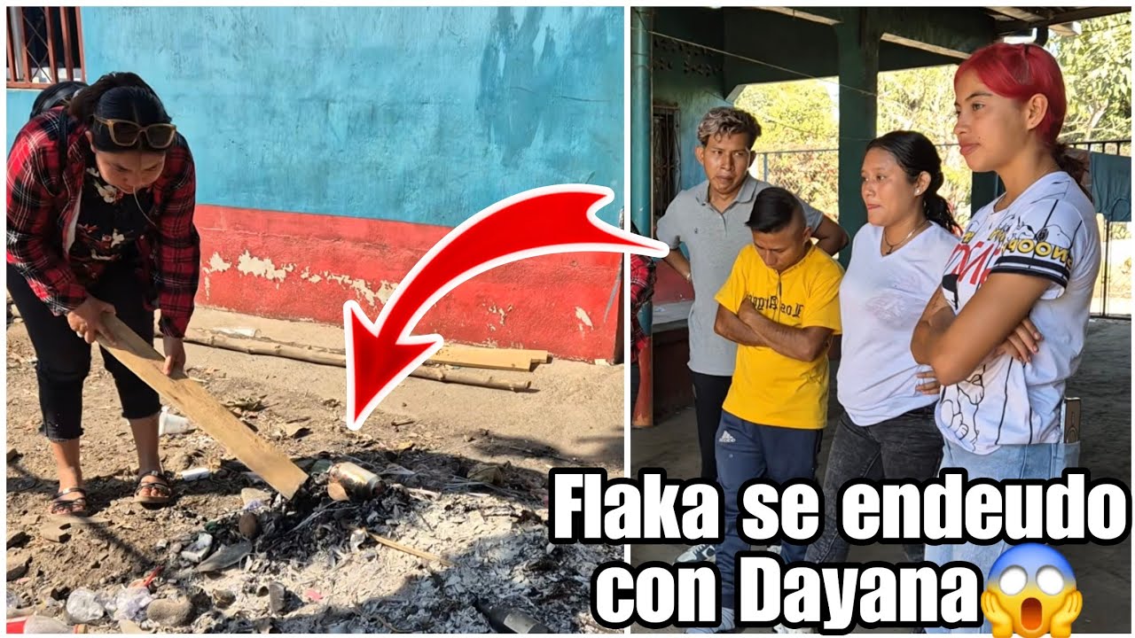 Flaka por no pagar la Renta le sacaron todo a la Basura Hasta Ropa de Dayana quemaron😱