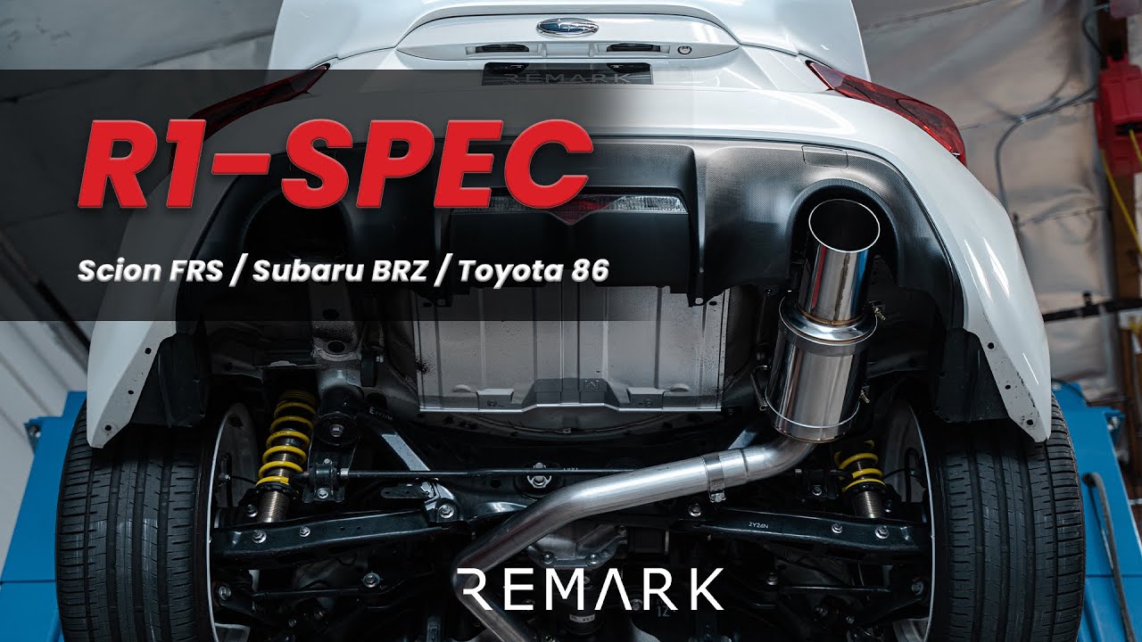 REMARK Scion FRS / Subaru BRZ / Toyota 86  R1-Spec Catback Exhaust System (Single-Exit)