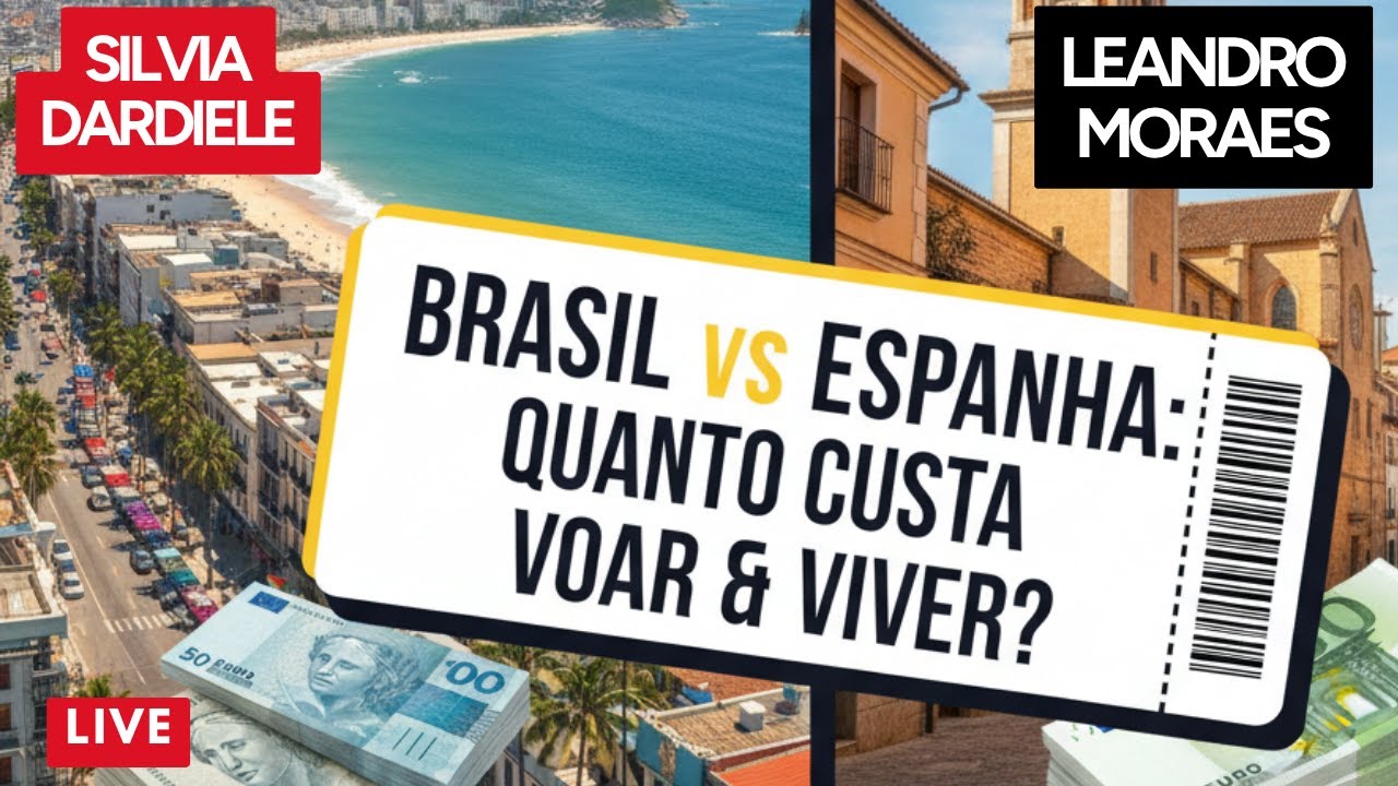 PODER DE COMPRA: Brasil vs Espanha | O Custo de Vida Real Revelado | Com Silvia Dardiele