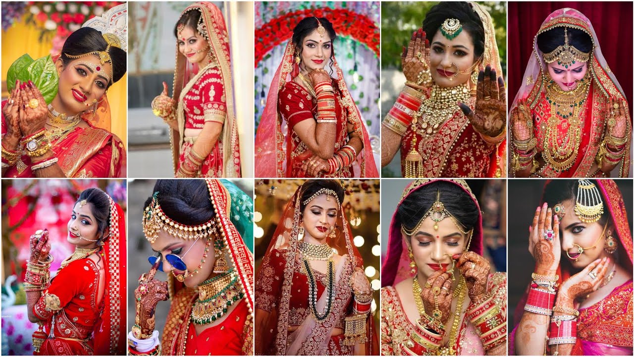 Beautiful Bridal Photoshoot Ideas for GirlWedding Photoshoot Poses Cinematic Bridal Photoshoot Ideas