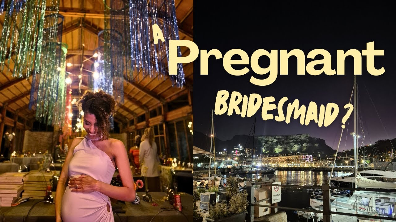 Being a Pregnant Bridesmaid in a Cape Town Wedding