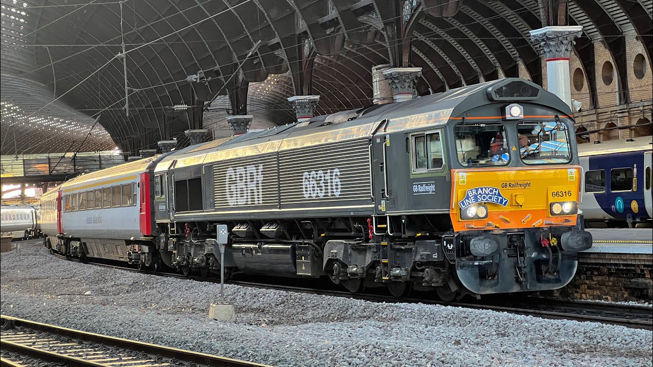 Trains at York Station Throughout December 2025