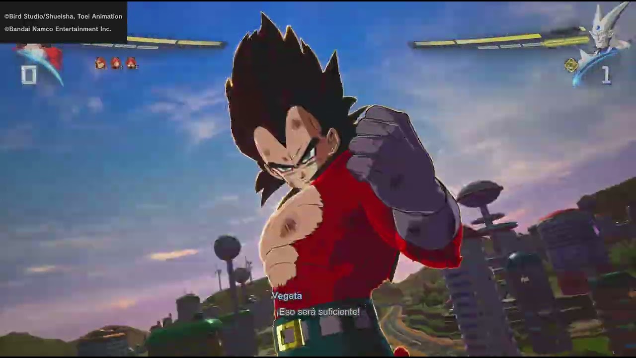 DRAGON BALL: Sparking! ZERO goku y vegeta vs baby vegeta y el dragon de 1 estrella