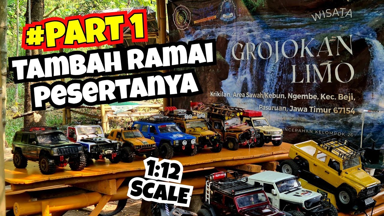 PART 1 TAMBAH RAMAI PESERTANYA MABAR RC OFFROAD MINI 1/12 G5