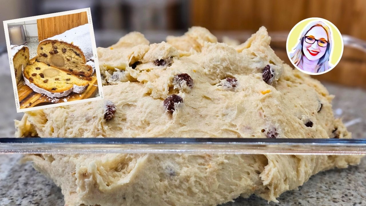 Der perfekte Weihnachtsstollen mit Marzipan und Rosinen