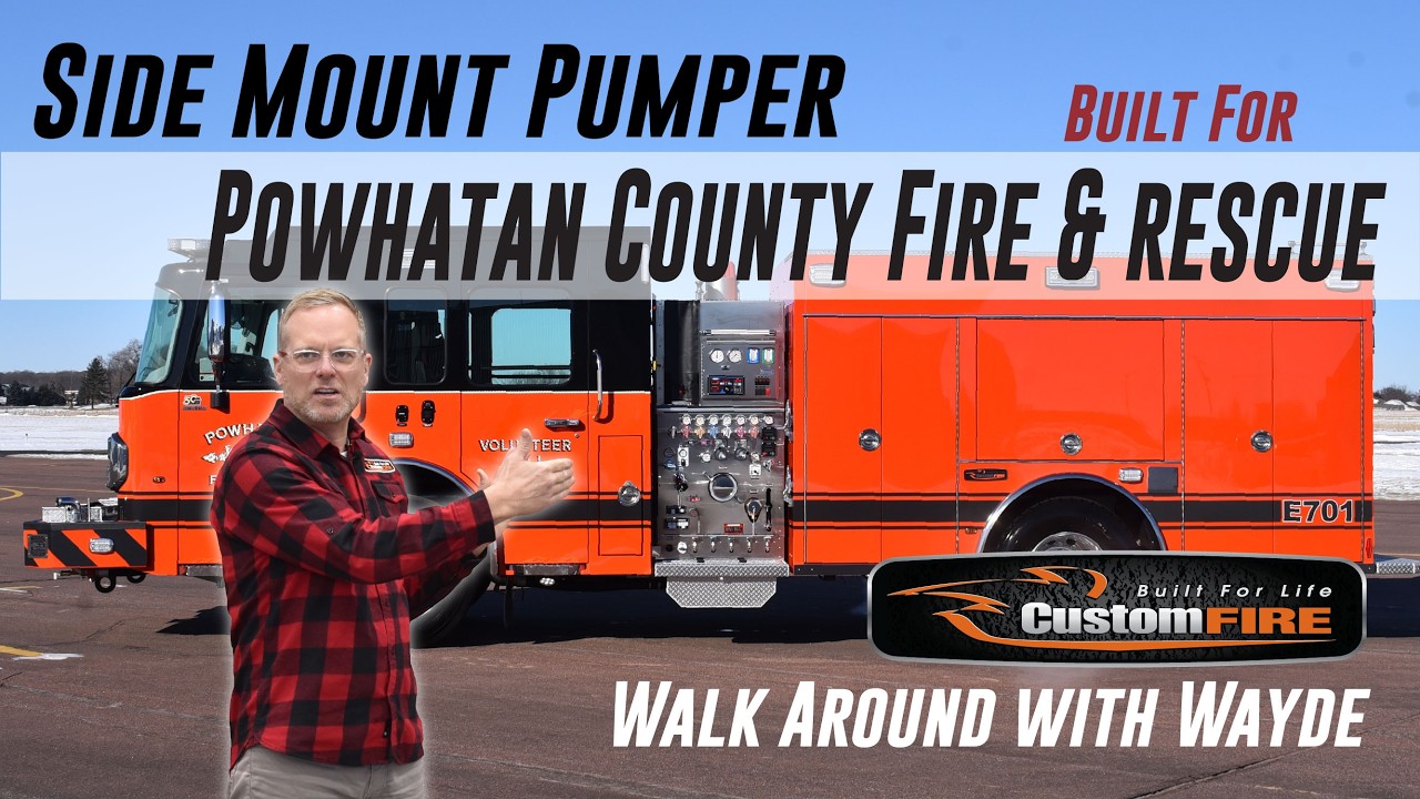 Powhatan County Fire & Rescue's Side Mt Pumper by CustomFIRE