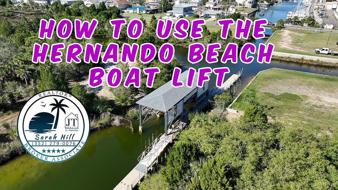 Hernando Beach Boat Lift Explained: How do you get from the indirect area of HB to direct Gulf area.