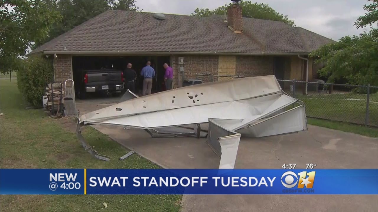 Haslet Home Damage Revealed Day After Standoff