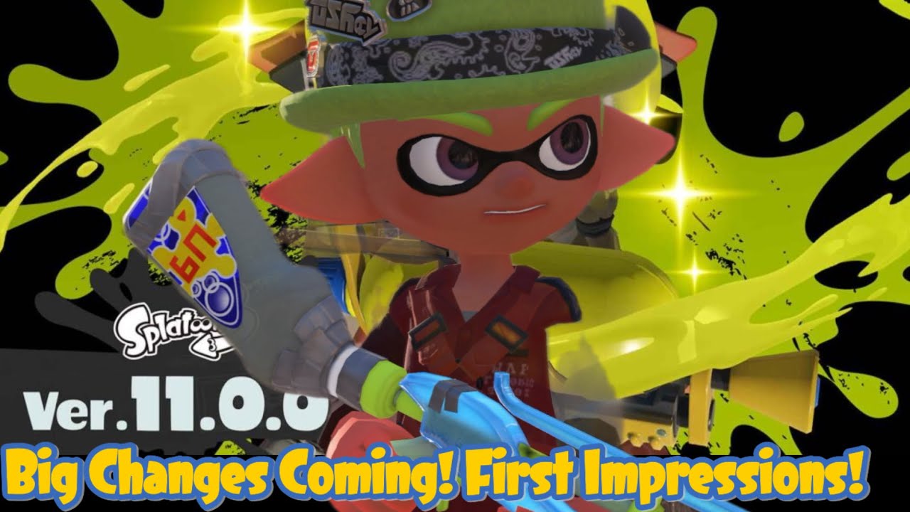 Reaction to Patch 11.0.0 Gameplay Changes, A New Era! -Splatoon 3