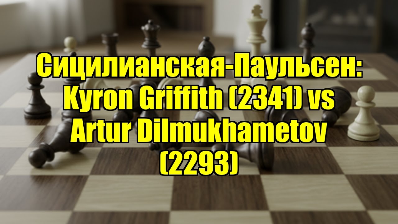 Сицилианская-Паульсен: Kyron Griffith (2341) vs Artur Dilmukhametov (2293)