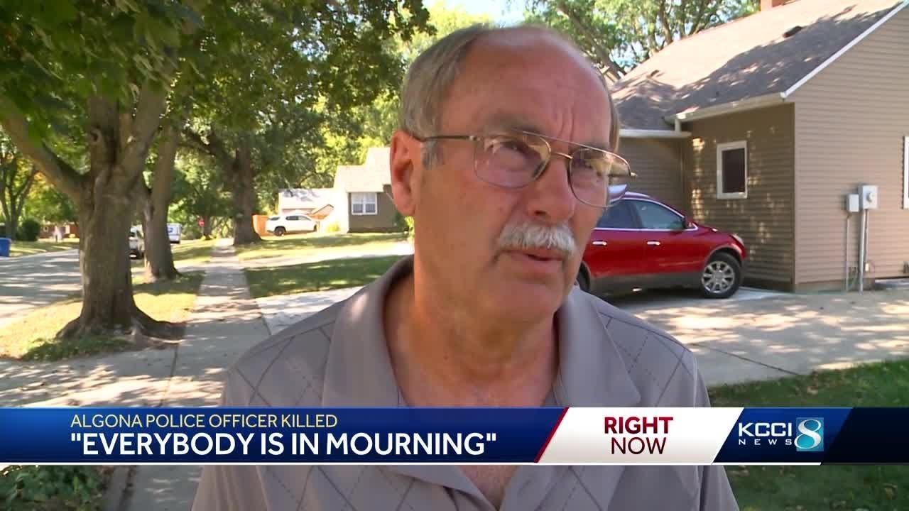 &lsquo;Everybody is mourning today&rsquo;: Algona community reacts to fatal shooting of police officer