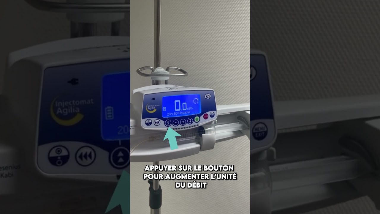 Utilisation d'un pousse seringue électrique