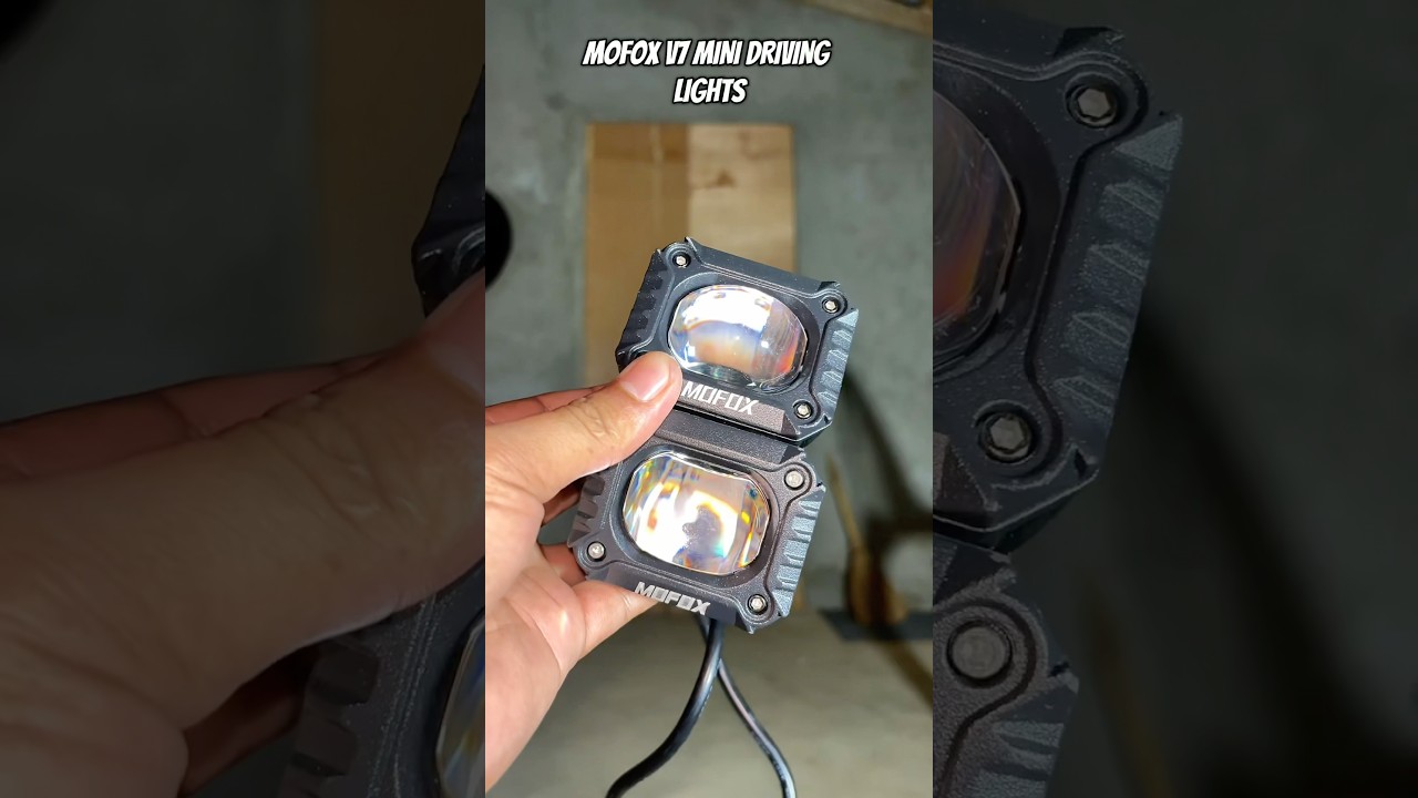 MOFOX V7  MOTORCYCLE MINI DRIVING LIGHT. #motorcycle #mdl