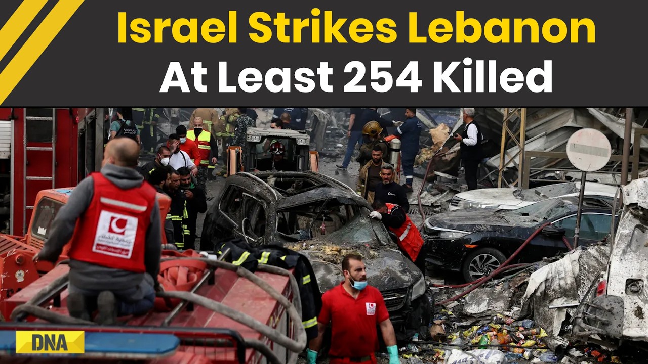 Iran Israel War: Israeli Airstrikes Kill At Least 254 Across Lebanon, Wounding Over 1100 | US-Iran