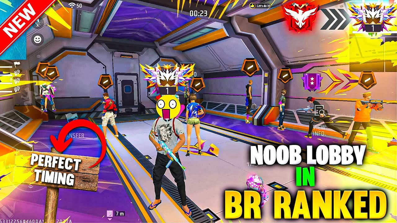 How To Get Noob Lobby In Free Fire 😱 | Noob Lobby Glitch BR Rank | How To Get Bot Lobby In Free Fire