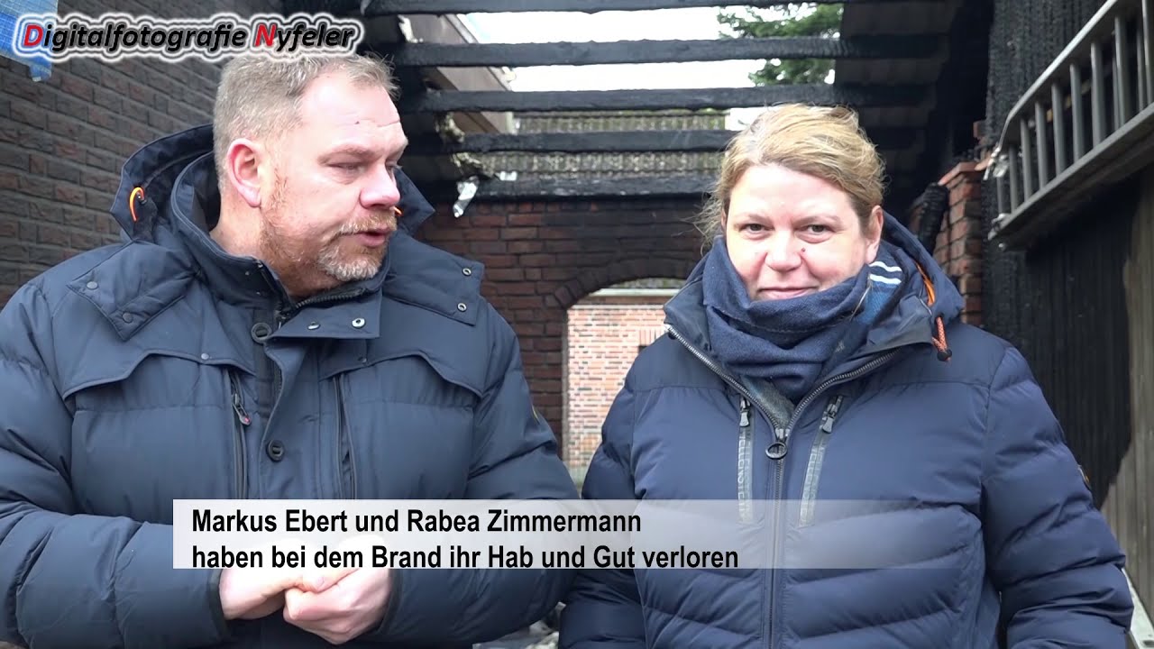 Großfeuer in Bönebüttel Kreis Plön am Neujahrstag (01 01 2021)