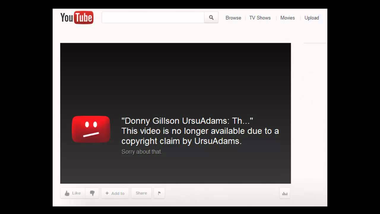 Donny Gillson UrsuAdams: Full Permission Was Disingenuous - A DMCA Has Been Filed