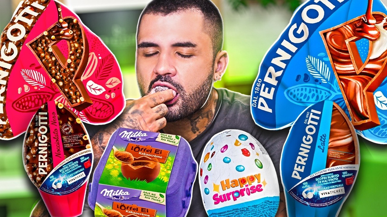FUI ENGANADO PROVANDO OVOS DE PÁSCOA IMPORTADOS