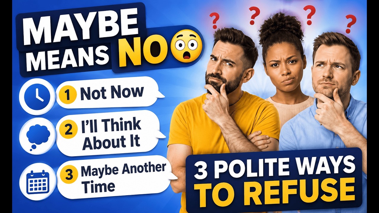 In Taiwan, “Maybe” Means NO 😳 3 Polite Ways to Refuse - Learn Traditional Mandarin