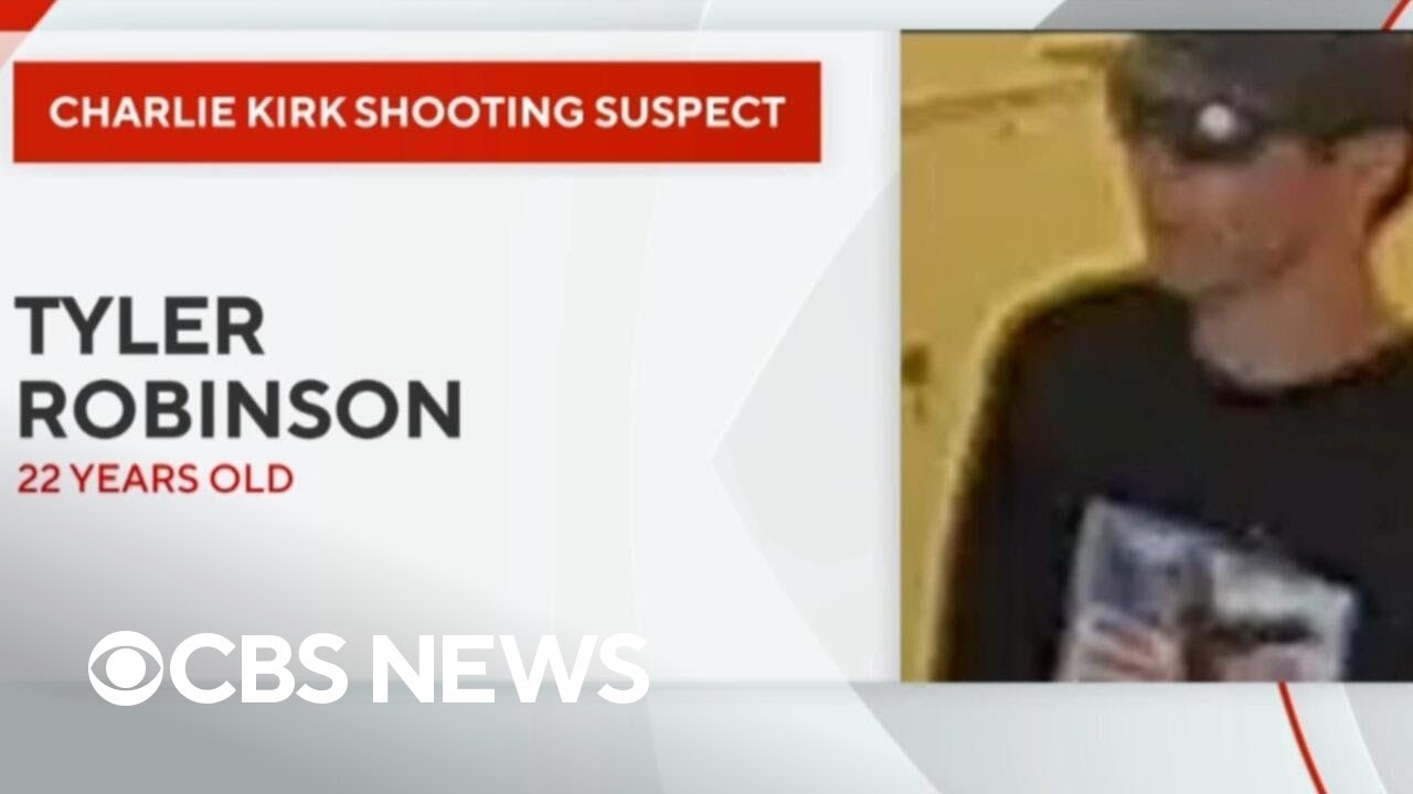 Charlie Kirk shooting suspect identified as Tyler Robinson, now in custody, officials say